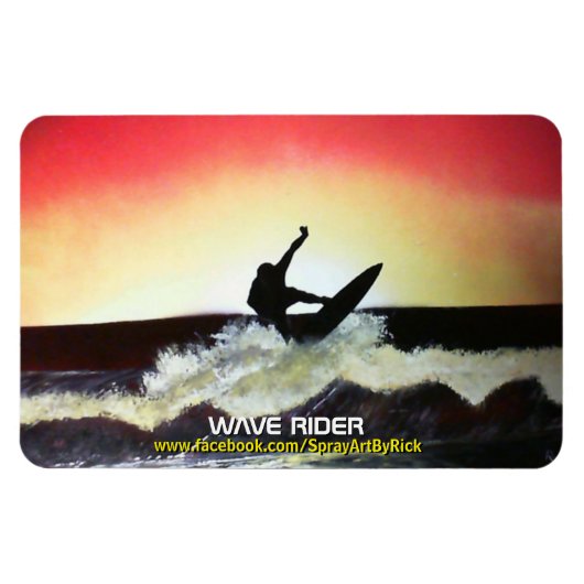 Wave Rider Magneet (Horizontaal)