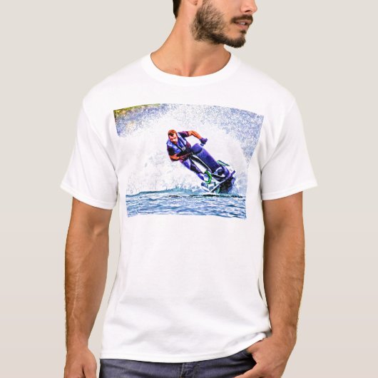 Wave Runner Spray T-shirt (Voorkant)