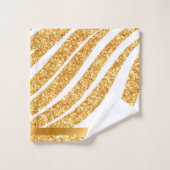 Wave Sea Gold Parties scintillant Boho Popular Col (Gant de toilette)
