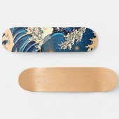  Wave Skateboard - Retro Groovy Design (Horizontaal)