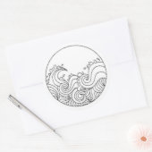Wave sticker (Envelop)