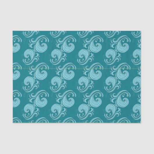 Wave Swirls Tissuepapier (Voorkant)