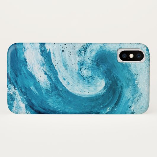 Wave - Telefoondraagtas Case-Mate iPhone Case (Achterkant (horizontaal))