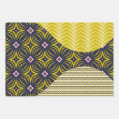 Wave Tri-Pattern Set van inpakpapier (Voorkant)