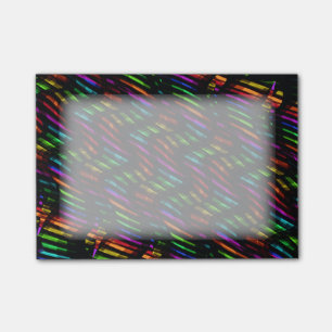 Wave Twists Hot Rainbow Gem Mosaic Artwork Post-it® Notes