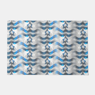 Wave Uw Israëlische vlag Deurmat