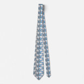 Wave Uw Israëlische vlag Stropdas (Voorkant)