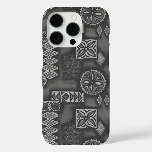 Wave Warrior Hawaiian Tapa Coque-Mate coque iphone (Verso)