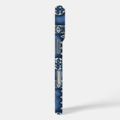 Wave Warrior Hawaiian Tapa Hoesje-Mate iPhone Case (Achterkant / Rechts)