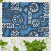 Wave Warrior Hawaiian Tapa Theedoek (Gevouwen)