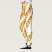 Wave Zee Gold Glitter Boho Popular Collectie Leggings (Links)
