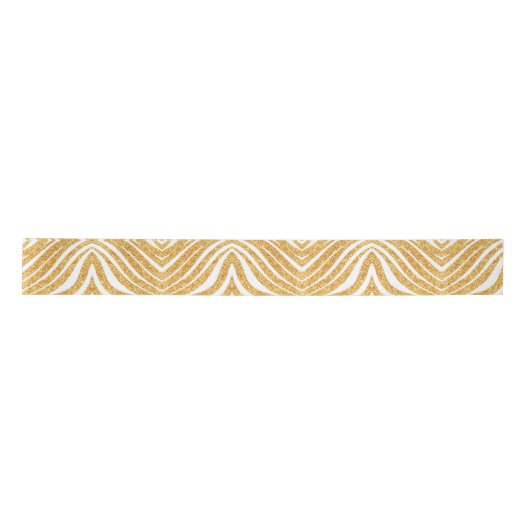 Wave Zee Gold Glitter Boho Popular Collectie Lint (Voorkant)