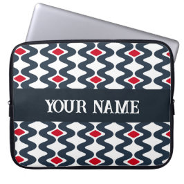Waveblauw laptop Hoesje Laptop Sleeve