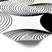 Waveforms of Circles : Poster d'art Abstrait moder (Coin)
