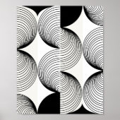 Waveforms of Circles : Poster d'art Abstrait moder (Devant)