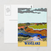 WAVELAND MS, Briefkaart  stijl (Voorkant / Achterkant)