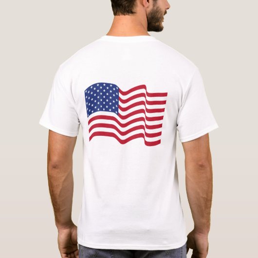 Waver American Flag Jacket T-shirt (Achterkant)