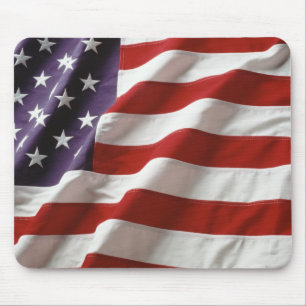 Waver American Flag Mousepad Muismat