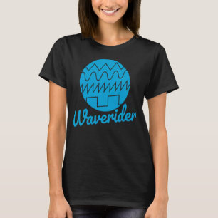 Waverider Synthesizer Synthwave-vorm 80s T-shirt