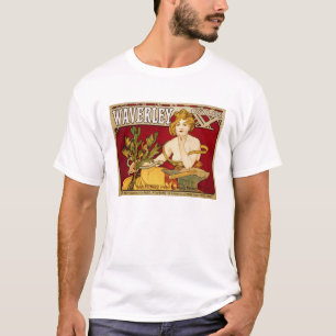 Waverley Cycles - Art Nouveau - Alphonse Mucha T-shirt