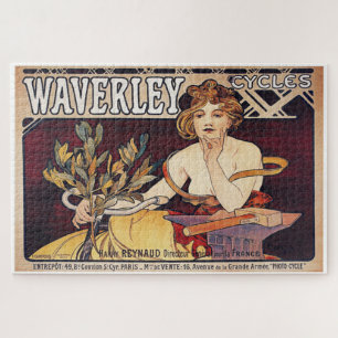 Waverley Cycles beroemd gemaakt door Alphonse Much Legpuzzel