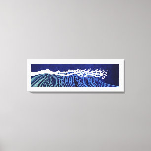 WAVES #1 CANVAS AFDRUK