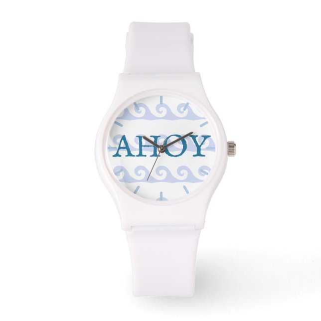 Waves Ahoy Custom Horloge (Voorkant)
