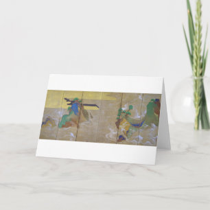 Waves at Matsushima (links), Tawaraya Sotatsu Kaart