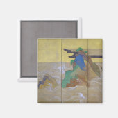 Waves at Matsushima (links), Tawaraya Sotatsu Magneet (Voorkant / Achterkant)