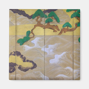 Waves at Matsushima (rechts), Tawaraya Sotatsu Magneet