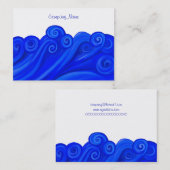 Waves, bedrijfsnaam visitekaartje (Voorkant / Achterkant)