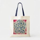 WAVES, blauw geel Tote Bag (Voorkant)