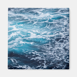Waves Blue Ocean Summer Beach Magneet