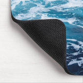 Waves Blue Ocean Summer Beach Muismat (Hoek)