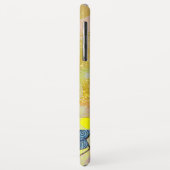 WAVES / Bright Gele Blauwe Zwemelen in gouden Spar Case-Mate iPhone Case (Achterkant/links)