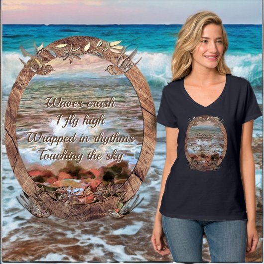 Waves Crash 0742 T-shirt