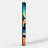 Waves crashen stadslichten sterren nachtelijke bos Case-Mate iPhone case (Achterkant / Rechts)