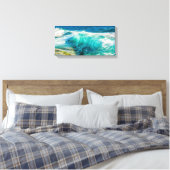 Waves Crashing Canvas Art Afdruk (Insitu (Slaapkamer))