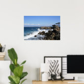 Waves Crashing, Monterey Bay Foto (2 van 2) Poster (Thuiskantoor)