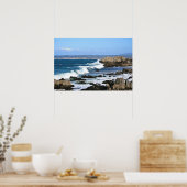 Waves Crashing, Pacific Coast Photo (1 van 2) Poster (Keuken)