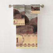 Waves en Boulders 0893 Bad Handdoek (Insitu)