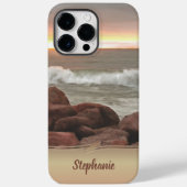 Waves en Boulders 0893 Case-Mate iPhone Case (Achterkant)