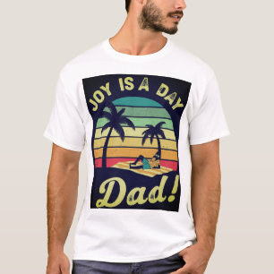 Waves en herinneringen maken met papa t-shirt