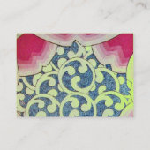 WAVES, helder, levendig Visitekaartje (Achterkant)