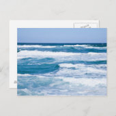 Waves in Mediterranean Zee, Mallorca, Spanje Briefkaart (Voorkant / Achterkant)