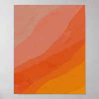 Waves in textuur - Oranje palet
