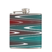 Waves in wit heupfles (Voorkant)