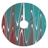 Waves in wit kerstboom rok (Voorkant)