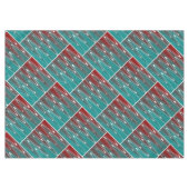 Waves in wit tafelkleed (Voorkant (Horizontaal))