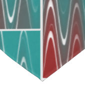 Waves in wit tafelkleed (Gekanteld)